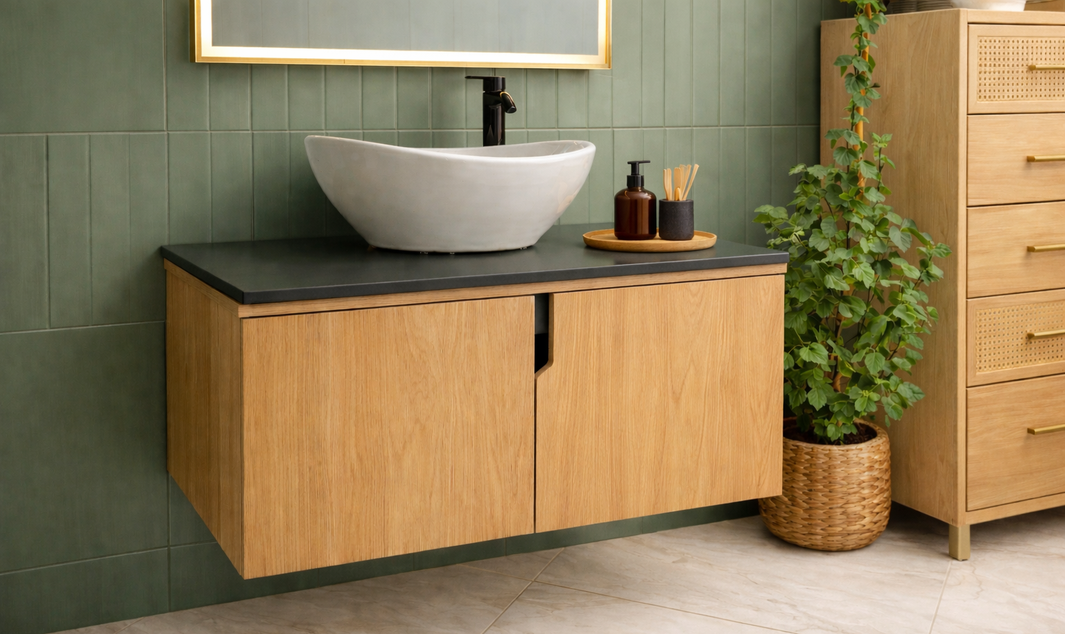 Mueble Lavabo PVC para Baño