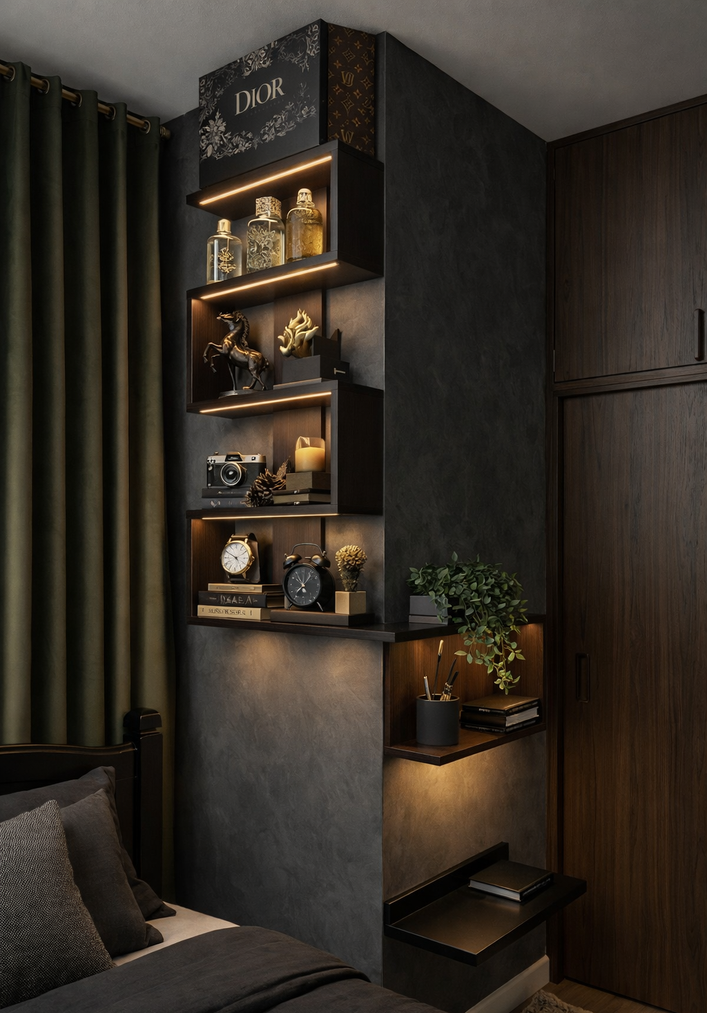 Estantería de Pared PVC - Diseño 4