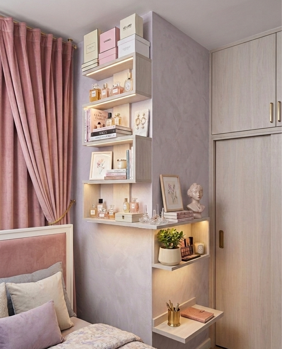 Estantería de Pared PVC - Diseño 3