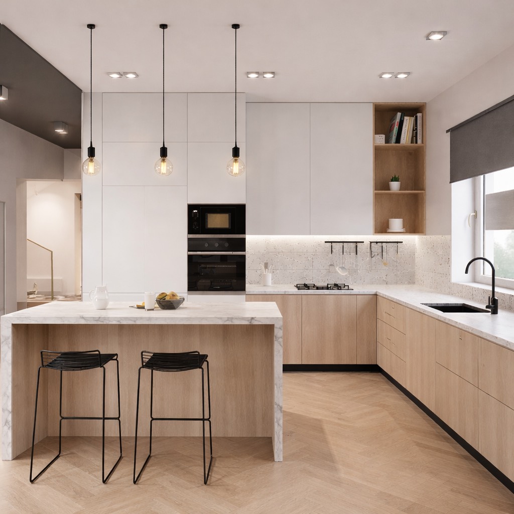 Cocina Integral PVC Premium - Blanco