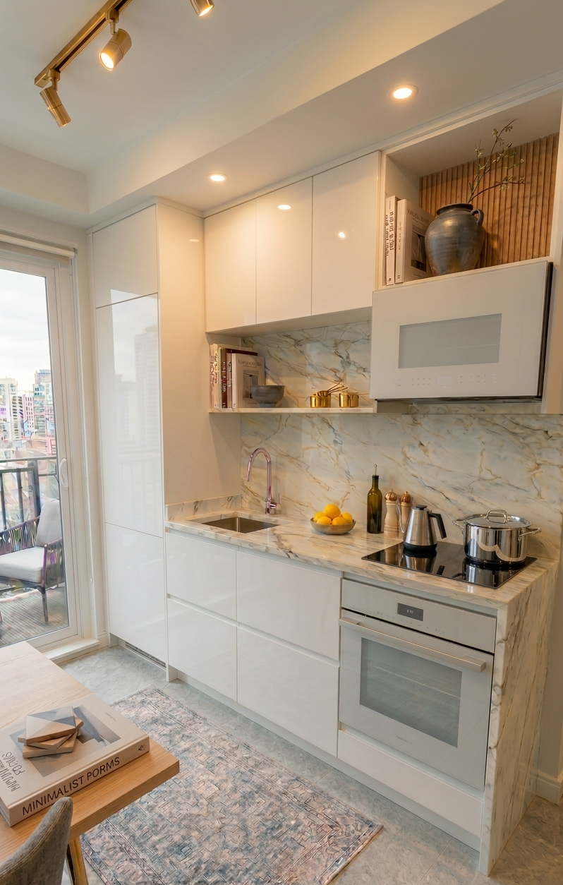 Cocina Premium Ejecutiva PVC - Caoba